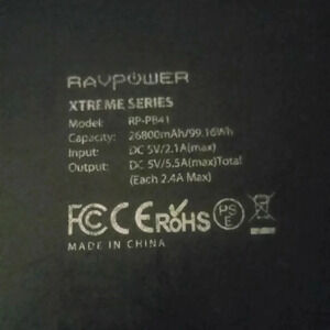 RavPower 26800mahBank/portable charger